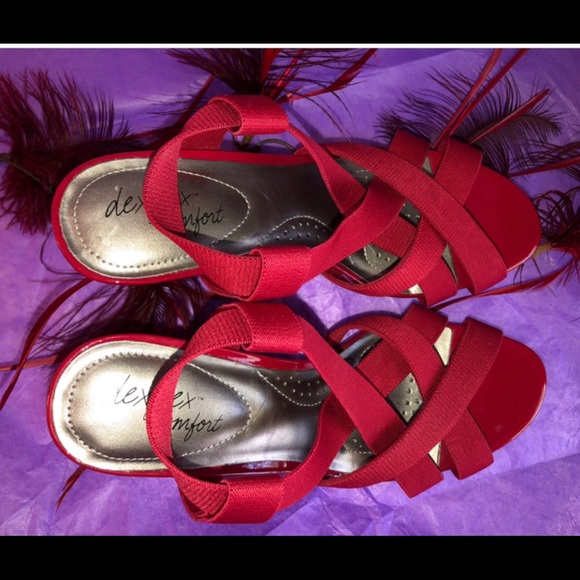 dexflex comfort Shoes - Dexflex Confort Red shoes